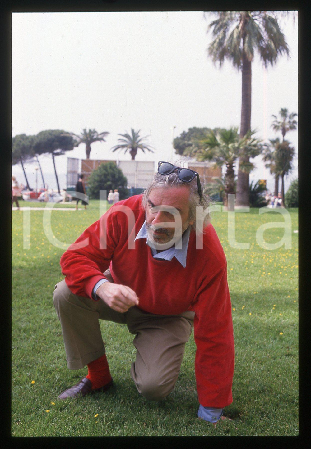 35mm vintage slide*1988 FESTIVAL DI CANNES Francis GIROD Ritratto del regista 21