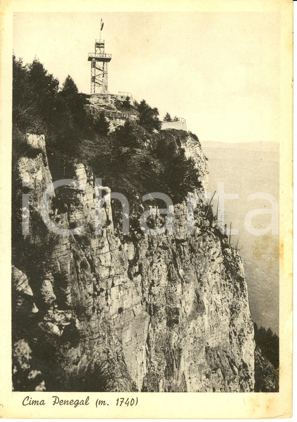 Cartolina originale da collezione 1938 BOLZANO Veduta panoramica della CIMA PENEGAL *Cartolina FG NV 1