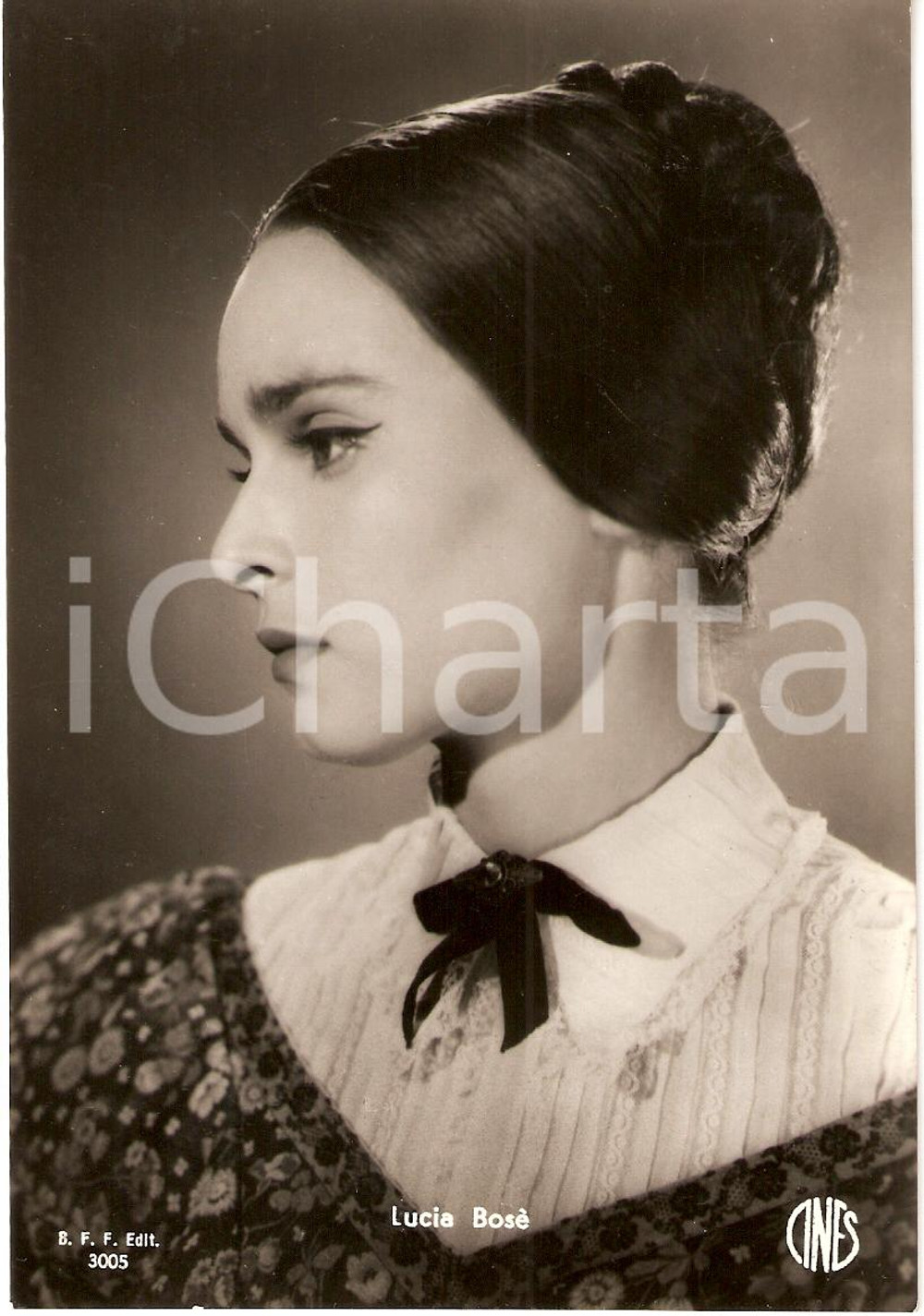 Cartolina originale da collezione 1955 circa LUCIA BOSE' Fotografia seriale CINES FG NV 1