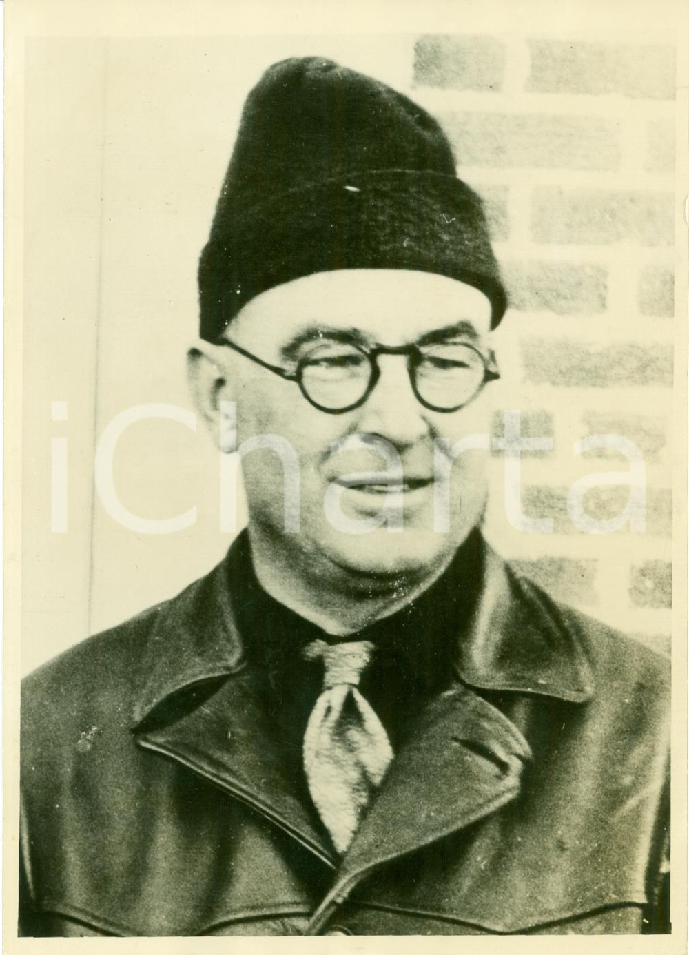 Fotografia d epoca originale 1930 GRAND ISLAND, NEBRASKA Benjamin WOLFE capo polizia radio Fotografia 1