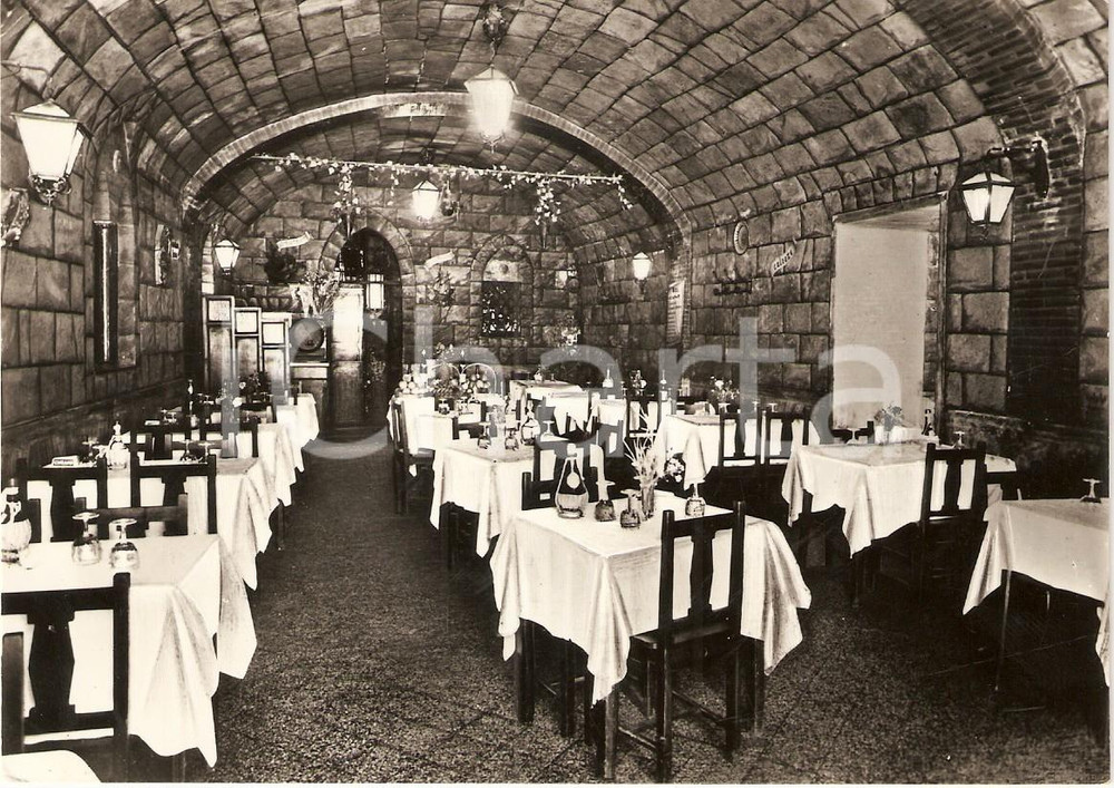 Cartolina originale da collezione 1965 ca ROMA Ristorante Pizzeria TAVERNA DEI PRINCIPI Cartolina VINTAGE FG 1