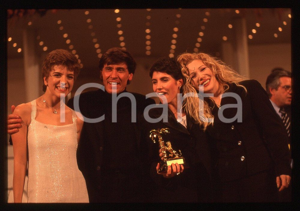 35mm vintage slide* 1995 FESTIVAL SANREMO Ivana SPAGNA Gianni Morandi GIORGIA 2