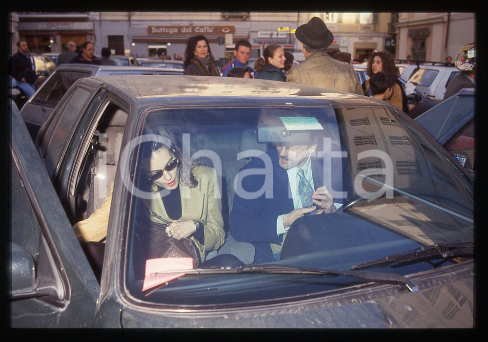 35mm vintage slide* 1993 SANREMO Gala UNICEF Stefano TACCONI e Laura SPERANZA 7