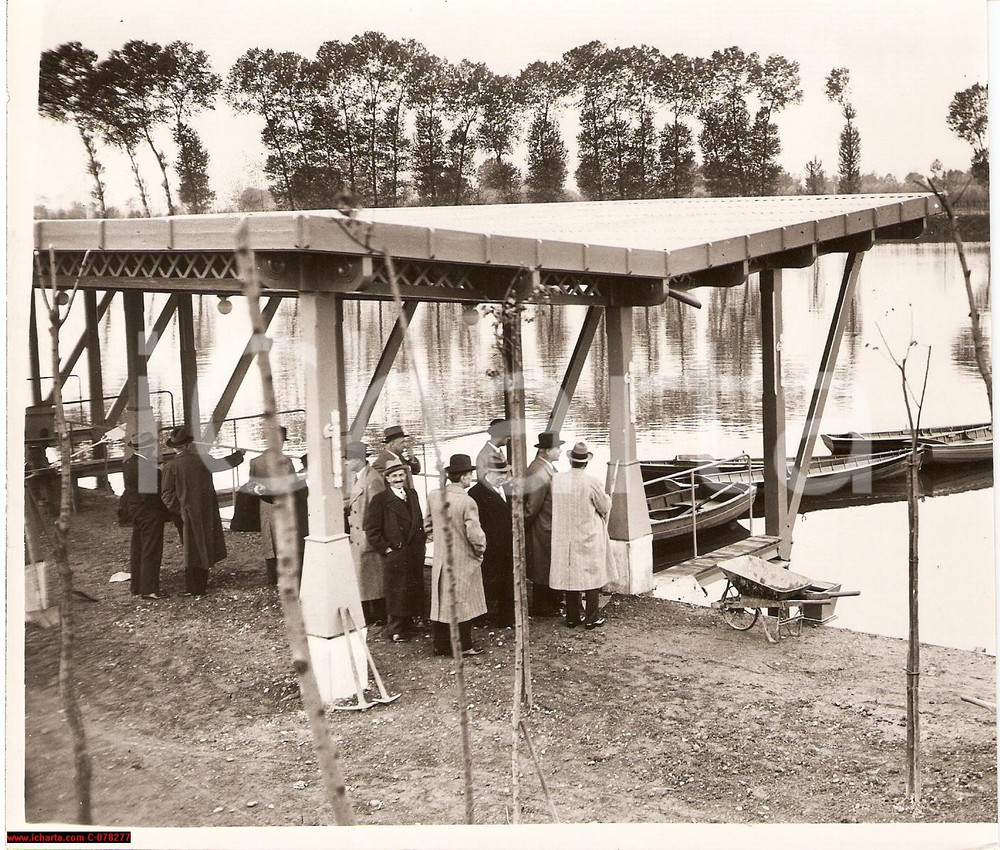 Fotografia d epoca originale 1937 REDECESIO di SEGRATE Dopolavoro tramvieri FOTO 1