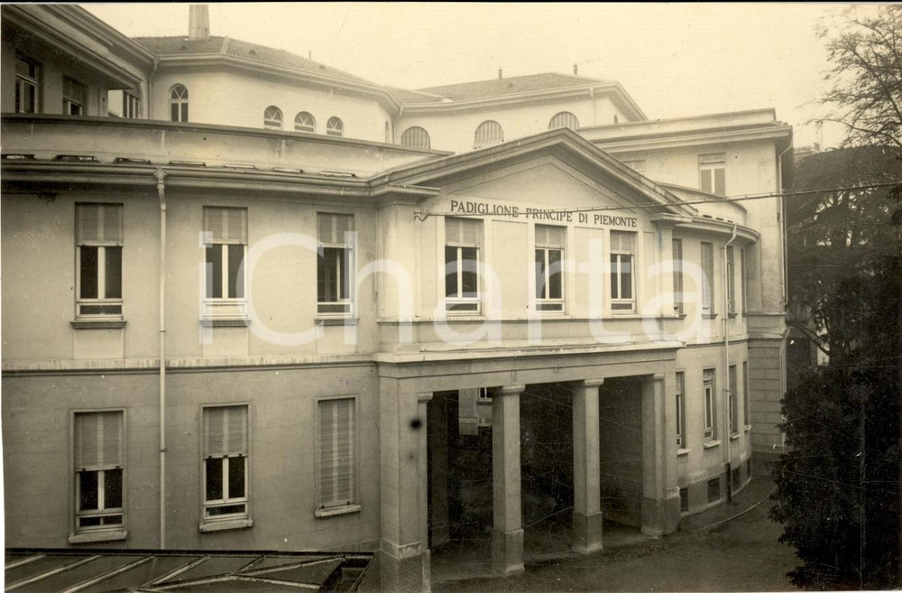 Fotografia d'epoca originale 1931 MILANO Padiglione PRINCIPE DI PIEMONTE Pio Istituto Rachitici *Fotografia 1