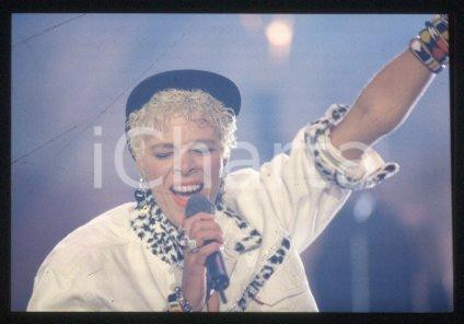 35mm vintage slide* 1989 SANREMO Pop Festival Pop singer YAZZ - Yasmin EVANS (8)