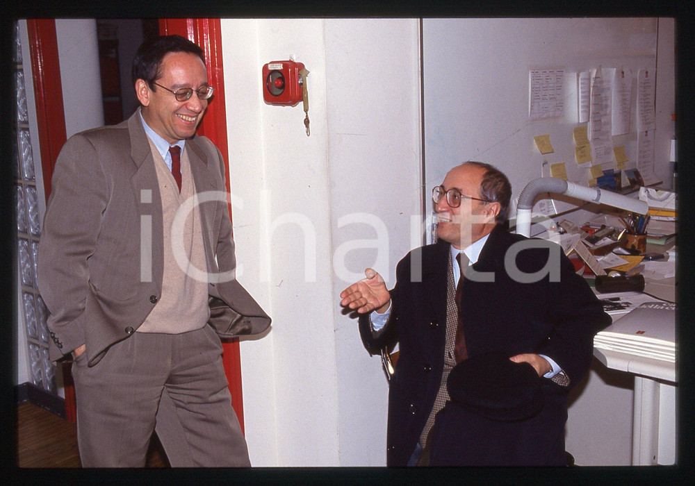 35mm vintage slide* 1992 MILANO Enrico DE MITA Gustavo GHIDINI (1)