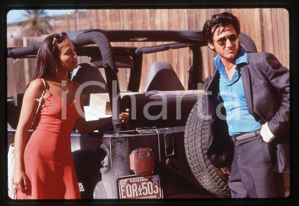 Fotografia d epoca originale 35mm vintage slide1997 U TURN  Jennifer LOPEZ Sean PENN in una scena del film 1