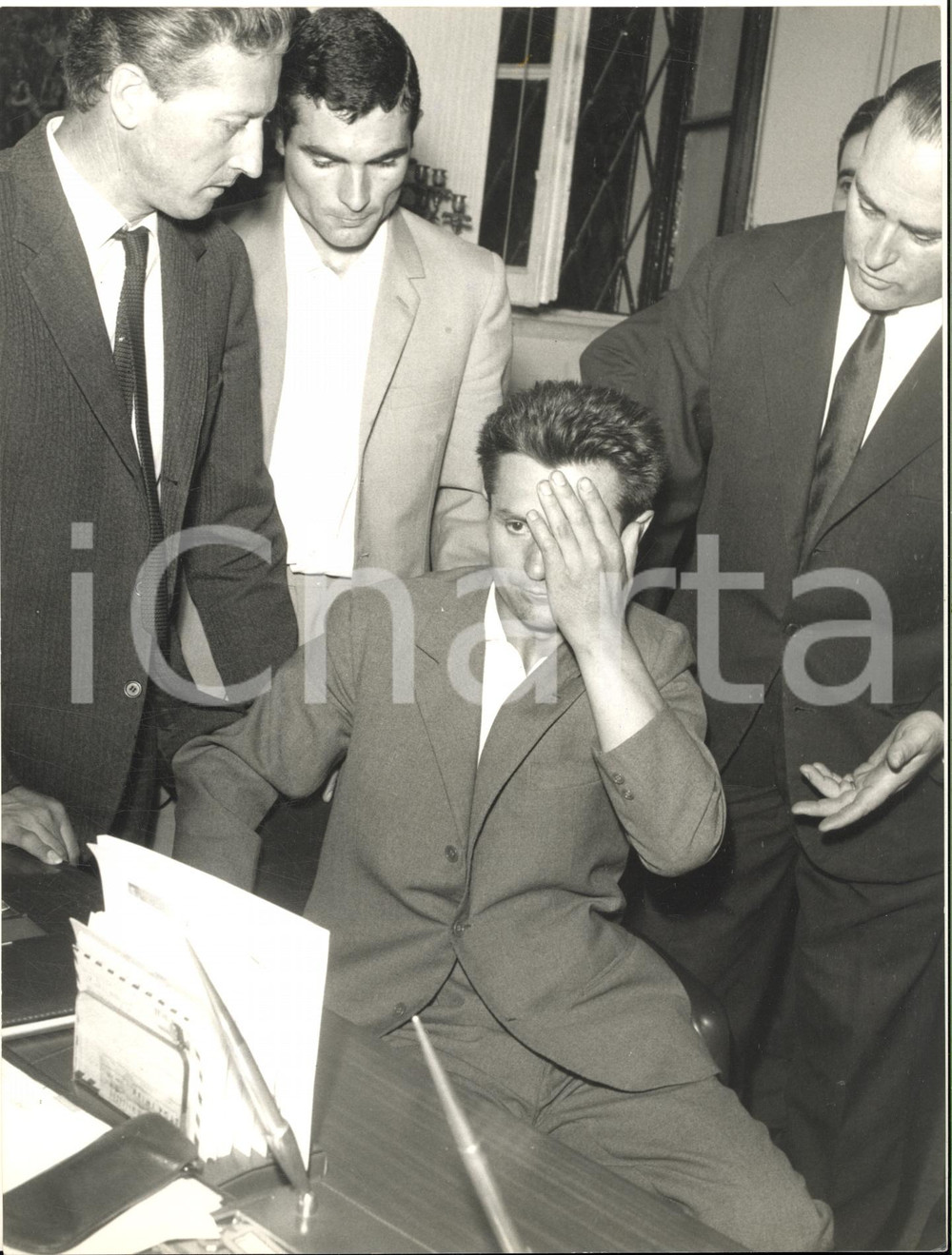 1966 MILANO Nuccio TONELLI inventa rapina alla Banca VONWILLER - Foto 18x24