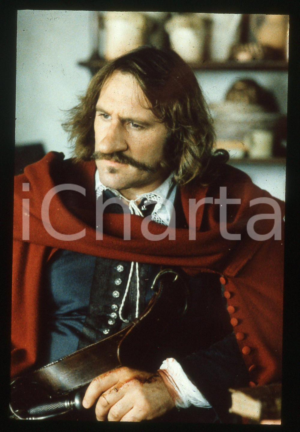 35mm vintage slide* 1990 CYRANO DE BERGERAC Gérard DEPARDIEU Una scena del film