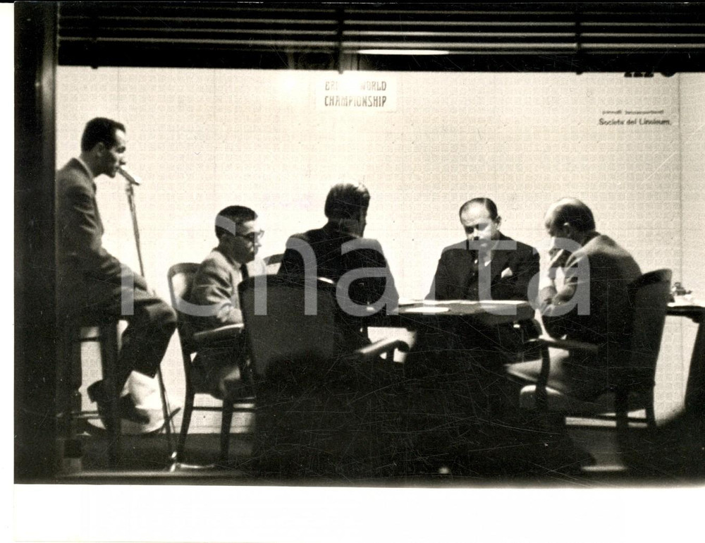1958 CASINO' DI COMO - Mondiali di Bridge - Incontro USA-ARGENTINA *Foto 18x13