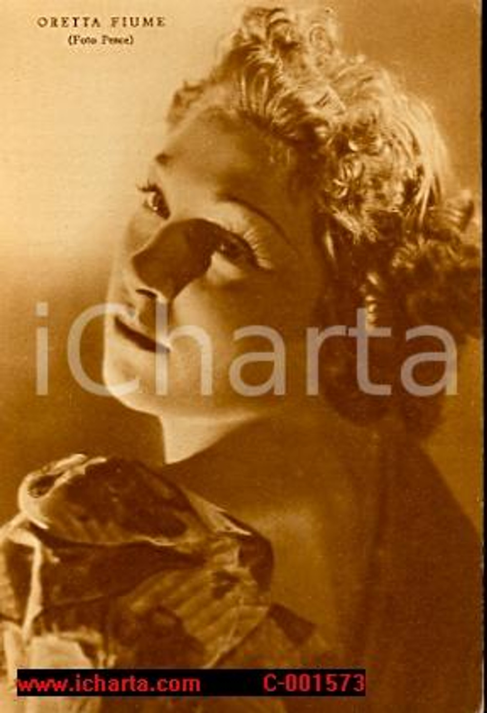 Cartolina originale da collezione 1938 ORETTA FIUME Cartolina RIZZOLI Foto PESCE FG NV 1