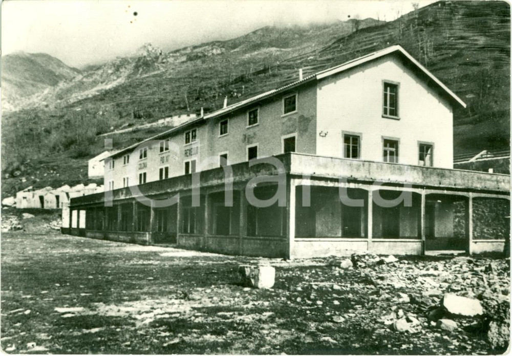 Cartolina originale da collezione 1952 CRISSOLO (CN) La colonia montana PIO XI di REVELLO FG VG cartolina 1