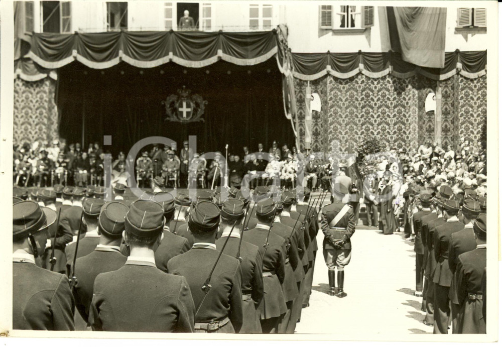 Fotografia d epoca originale 1939 MONCALIERI TO Primo CENTENARIO Real Collegio CARLO ALBERTO Fotografia 1