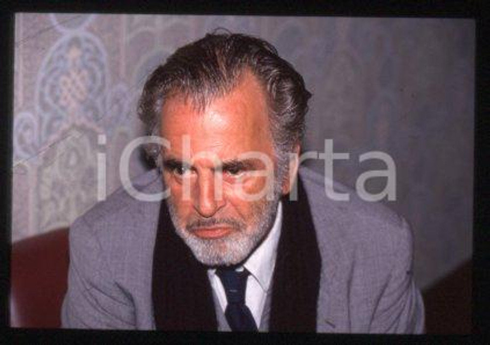 35mm vintage slide* 1994 ca CINEMA Austrian-Swiss actor Maximilian SCHELL (24)