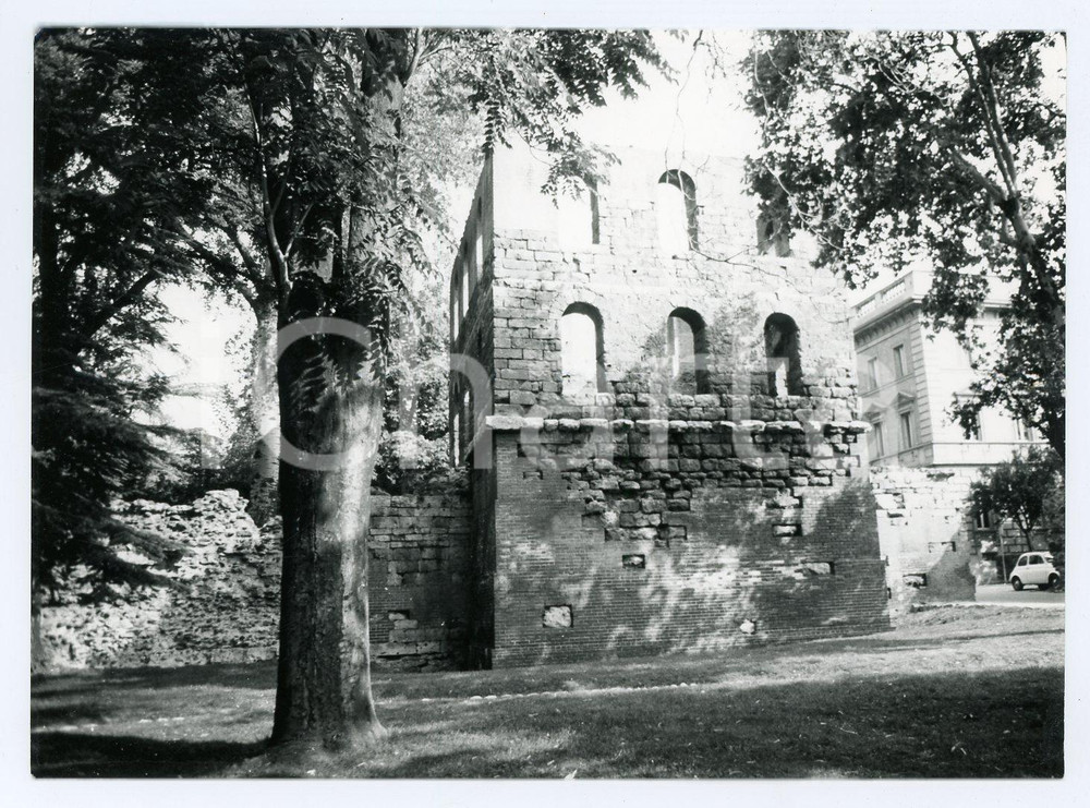 Fotografia d epoca originale 1976 AOSTA Torre di Pailleron  Panorama  Foto 17x13 cm 1