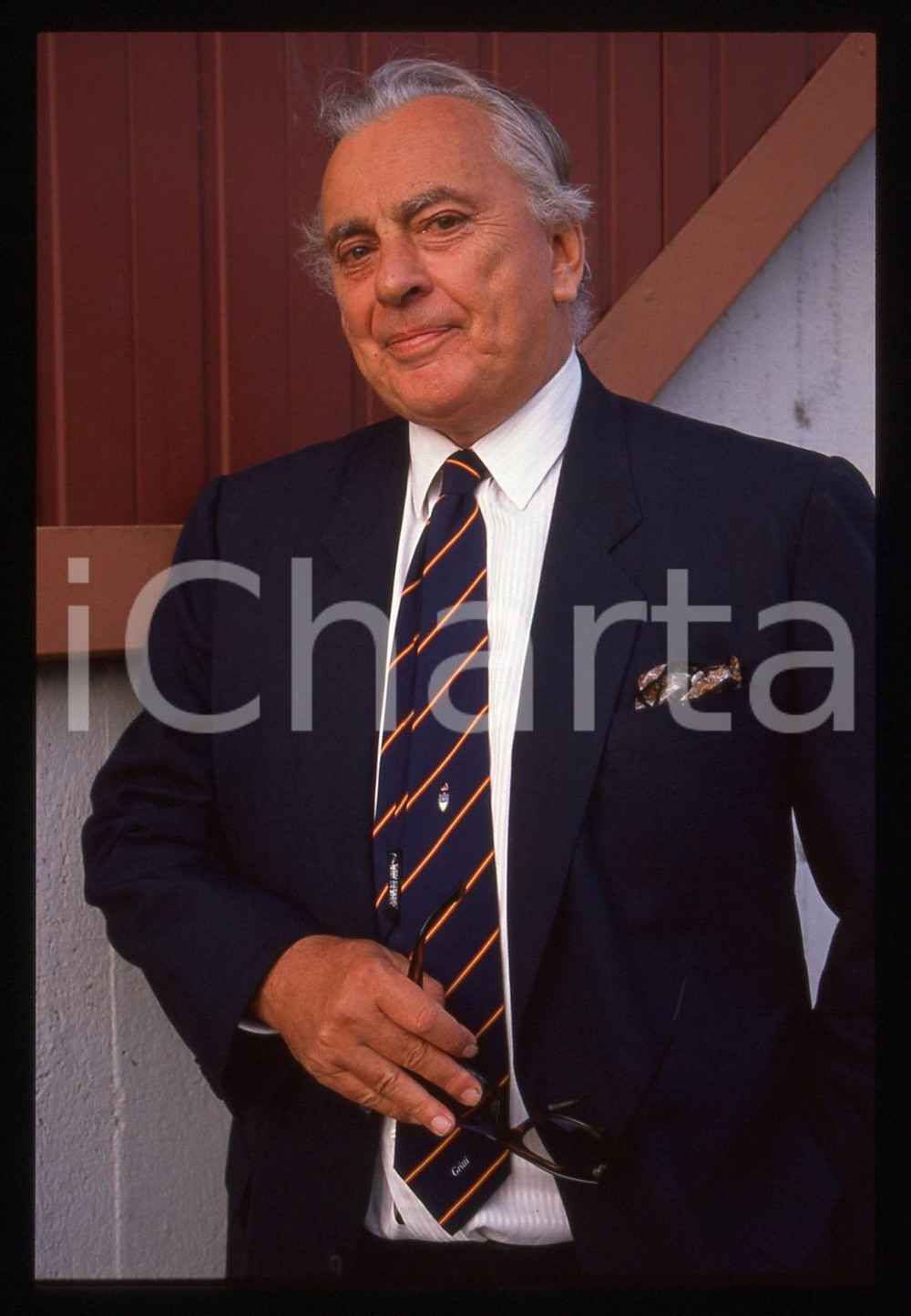 35mm vintage slide* 1995 ca COSTUME Gore VIDAL - Ritratto dello scrittore (11)