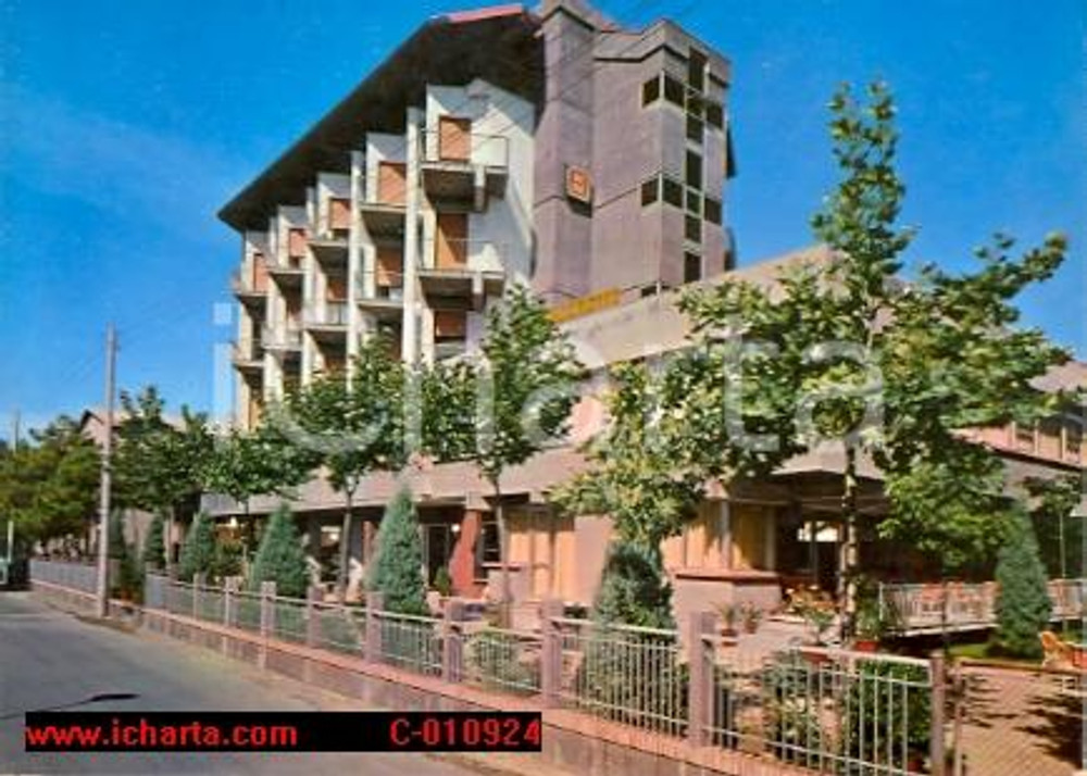 Cartolina originale da collezione 1975 ca SAN MAURO PASCOLI (FC) Hotel MAJESTIC a SAN MAURO MARE Cartolina 1
