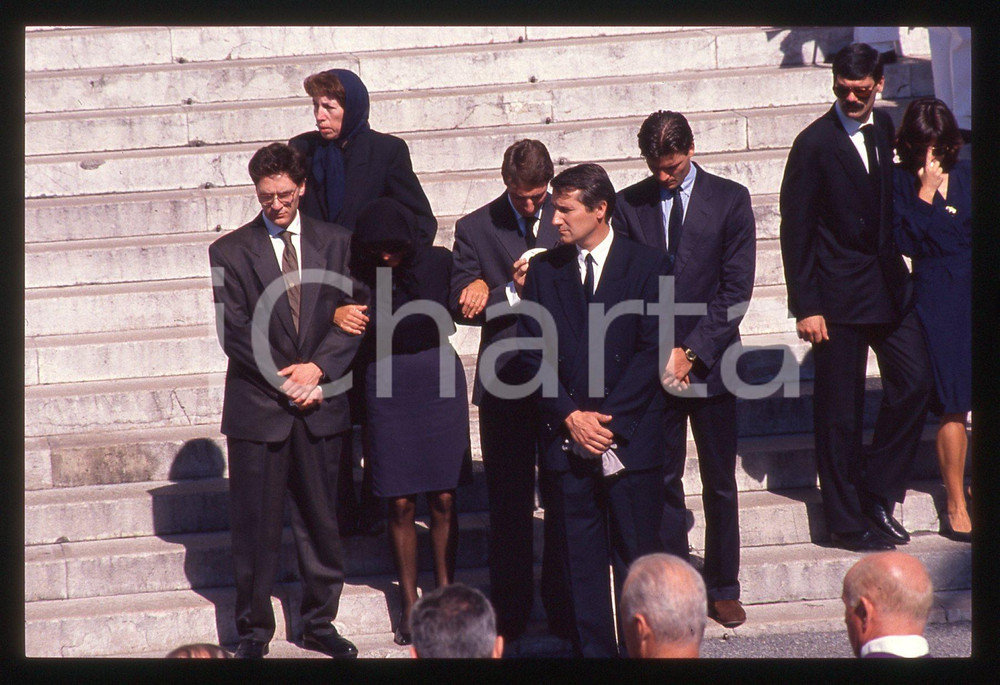 35mm vintage slide* 1990 PRINCIPATO DI MONACO Funerali di Stefano CASIRAGHI (17)