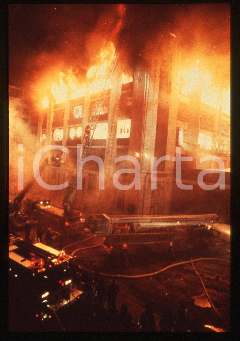Fotografia d epoca originale 35mm vintage slide1991 BACKDRAFT  Una scena dal film di Ron HOWARD 1 1