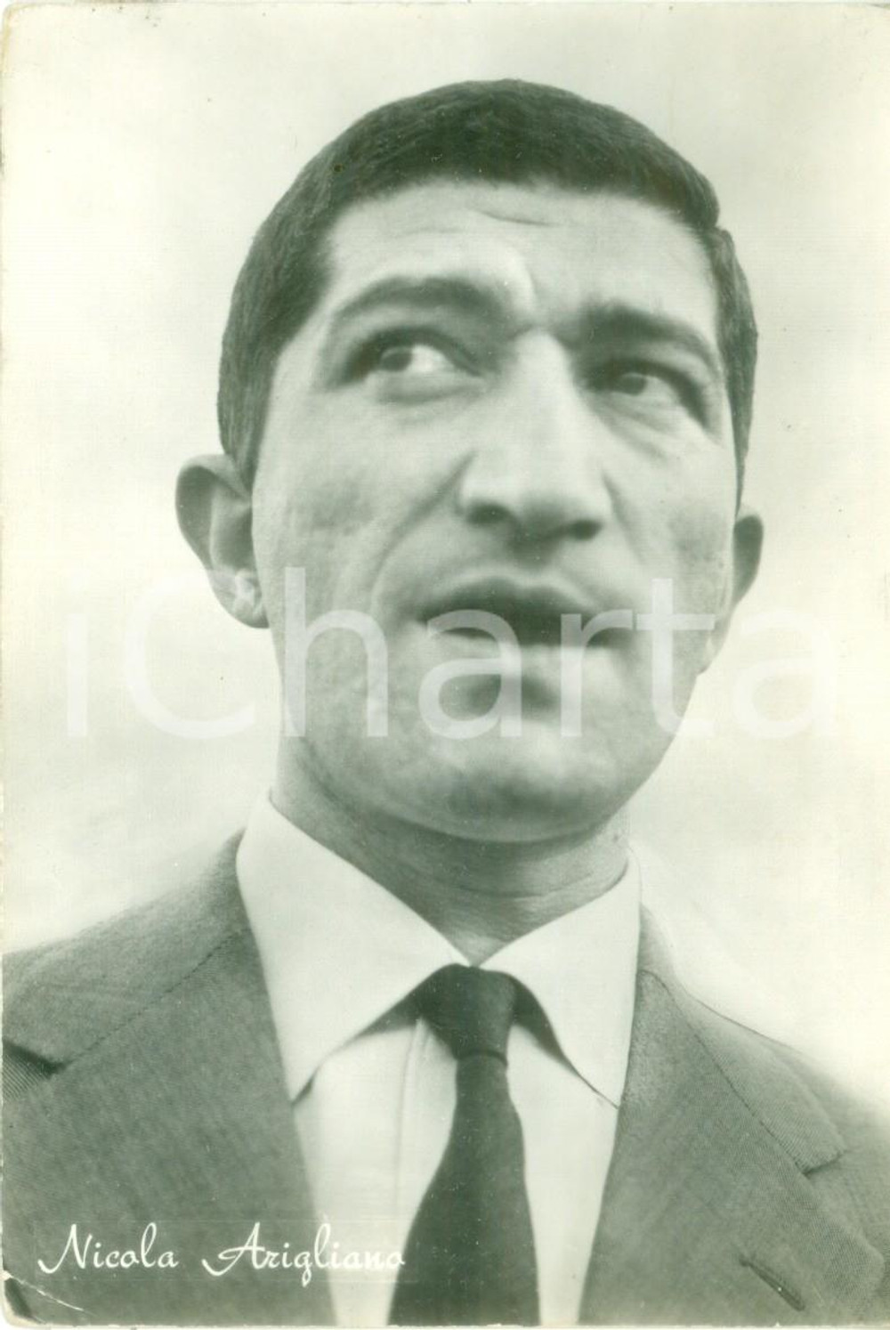 1960 MUSICA Il cantante Nicola ARIGLIANO *Cartolina FG VG