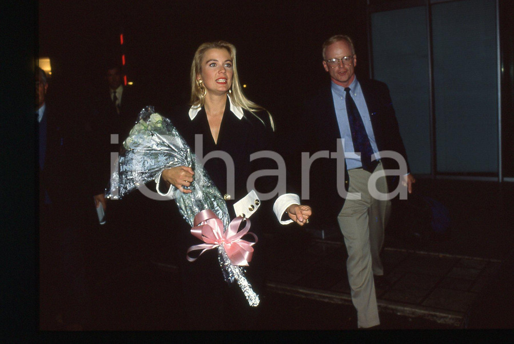 35mm vintage slide* 1990 ca ITALIA Katherine KELLY LANG Ritratto dell'attrice 1