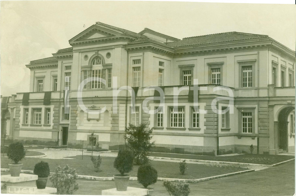 Fotografia d epoca originale 1935 ROMA Inaugurazione nuovo ospedale malattie infettive FOTOGRAFIA 1