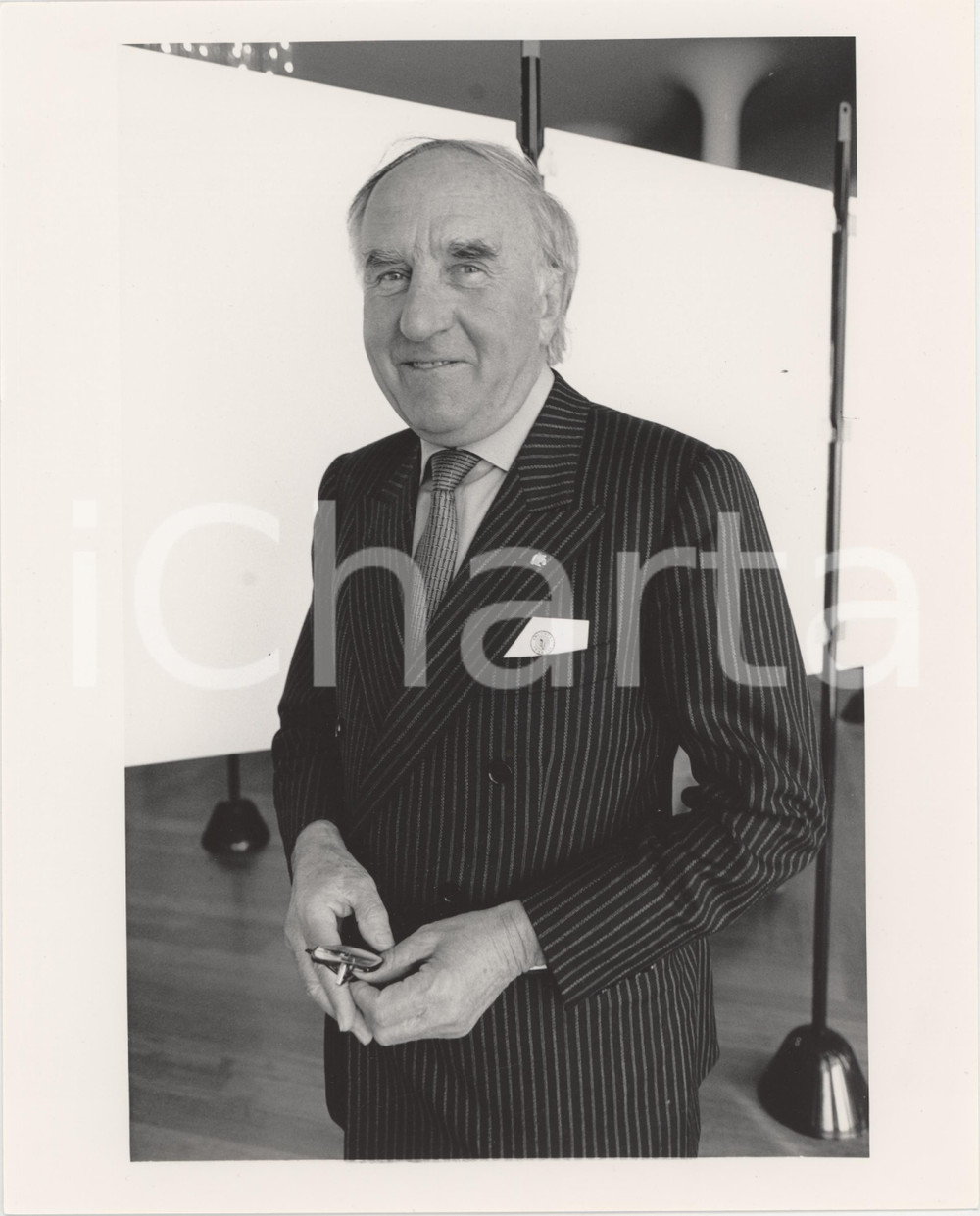 Fotografia d epoca originale 1985 ca ITALIA  COSTUME Antonio RATTI Ritratto  Foto 20x25 cm 5 1