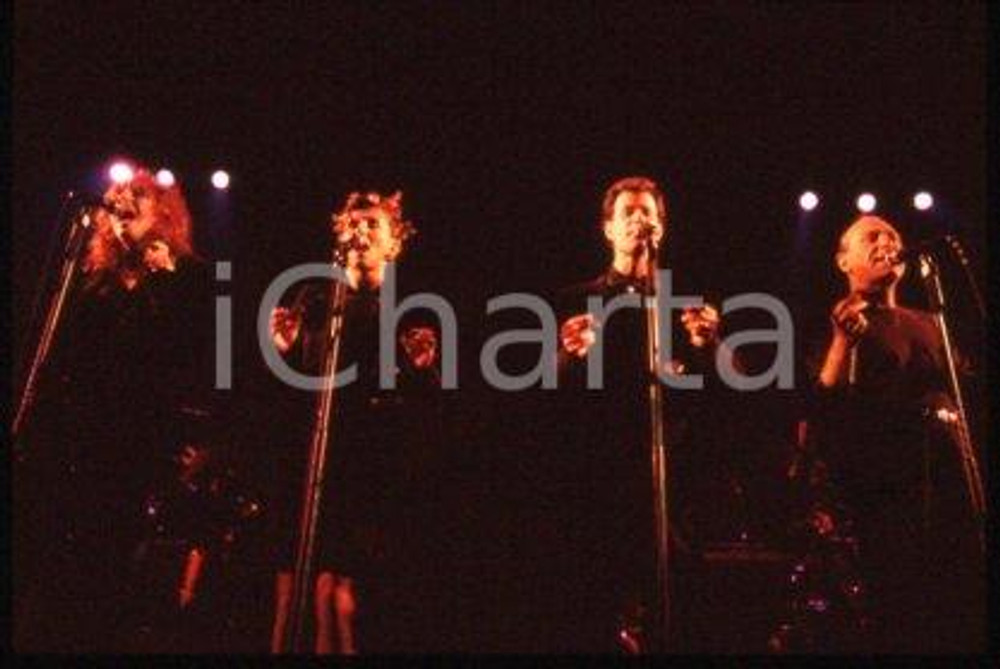 35mm vintage slide* 1988 ca MUSIC concert of THE MANHATTAN TRANSFER (17)