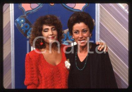 Lella ARTESI & Roberta MANFREDI - RAI TV ITALY 1986 ca * 35 mm vintage slide 12