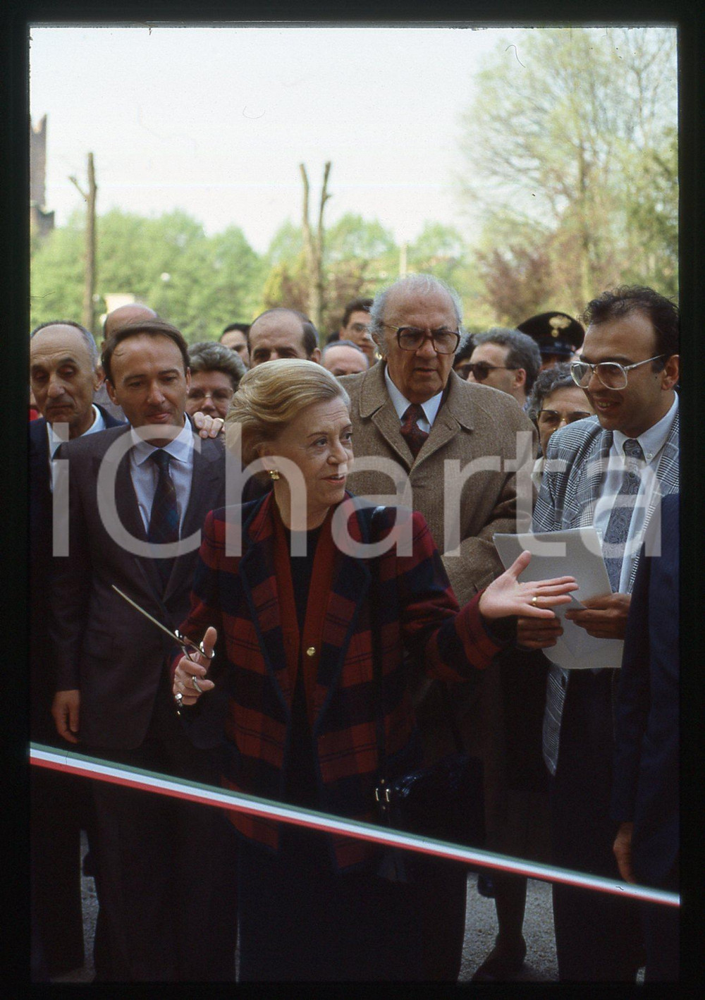 35mm vintage slide* 1988 REGGIOLO Federico FELLINI Giulietta MASINA - Ritratto 4