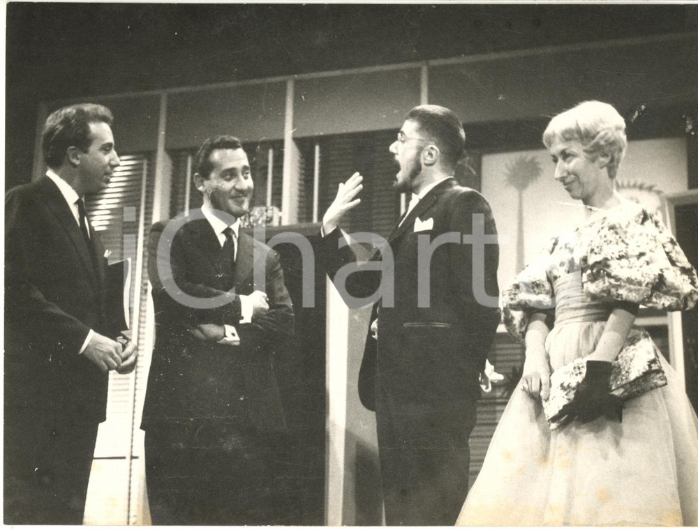 1956 LASCIA O RADDOPPIA? Mike BONGIORNO Alberto SORDI Gianluigi MARIANINI