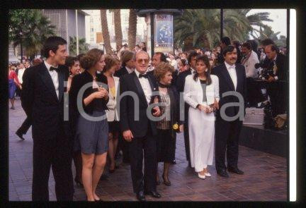 35mm vintage slide* 1999 ca CINEMA Manoel de OLIVEIRA and wife (64)