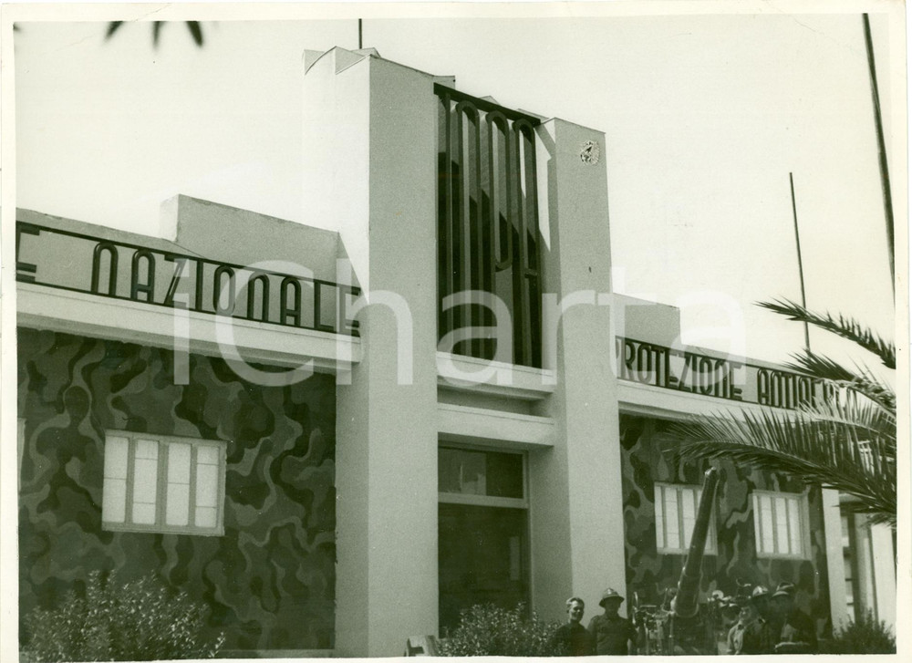 Fotografia d epoca originale 1936 BARI Mostra Nazionale UNIONE PROTEZIONE ANTIAEREA Fotografia 1