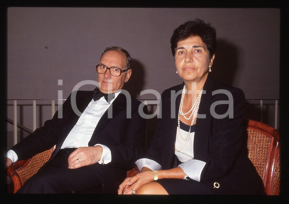 35mm vintage slide* 1995ca MUSICA - Ennio MORRICONE Maria TRAVIA Ritratto (1)