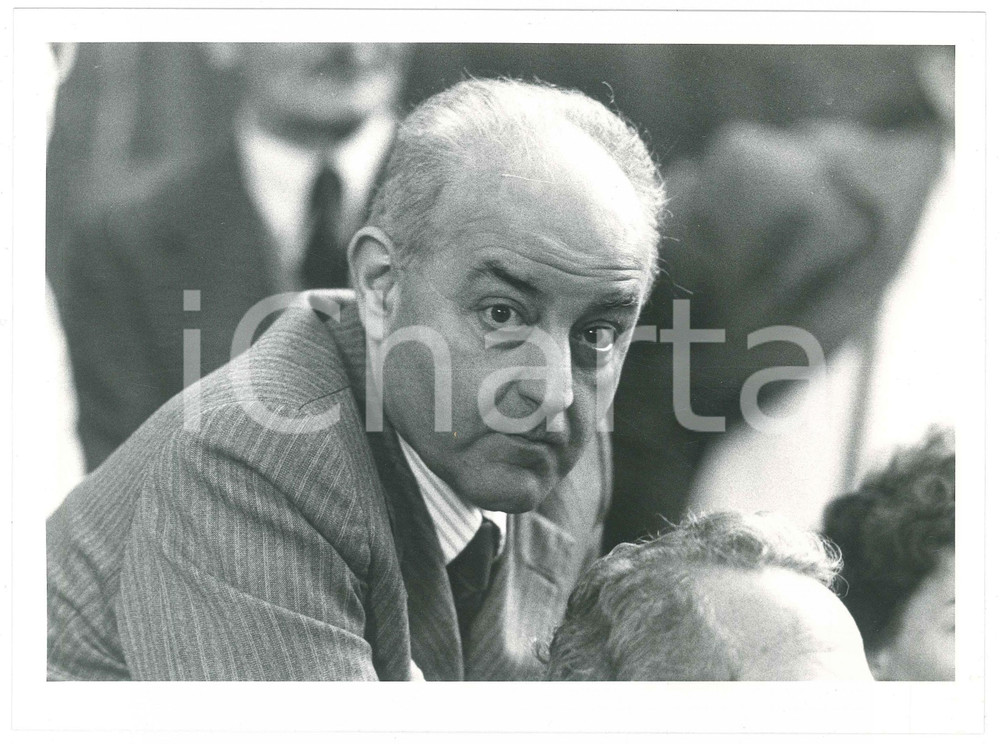 Fotografia d epoca originale 1985 ca ITALIA  COSTUME Enrico MIORINI Ritratto  Foto 24x18 cm 1