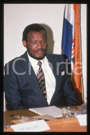 35mm vintage slide* 1994ca POLITICS Inkatha Freedom Party Mangosuthu BUTHELEZI 2