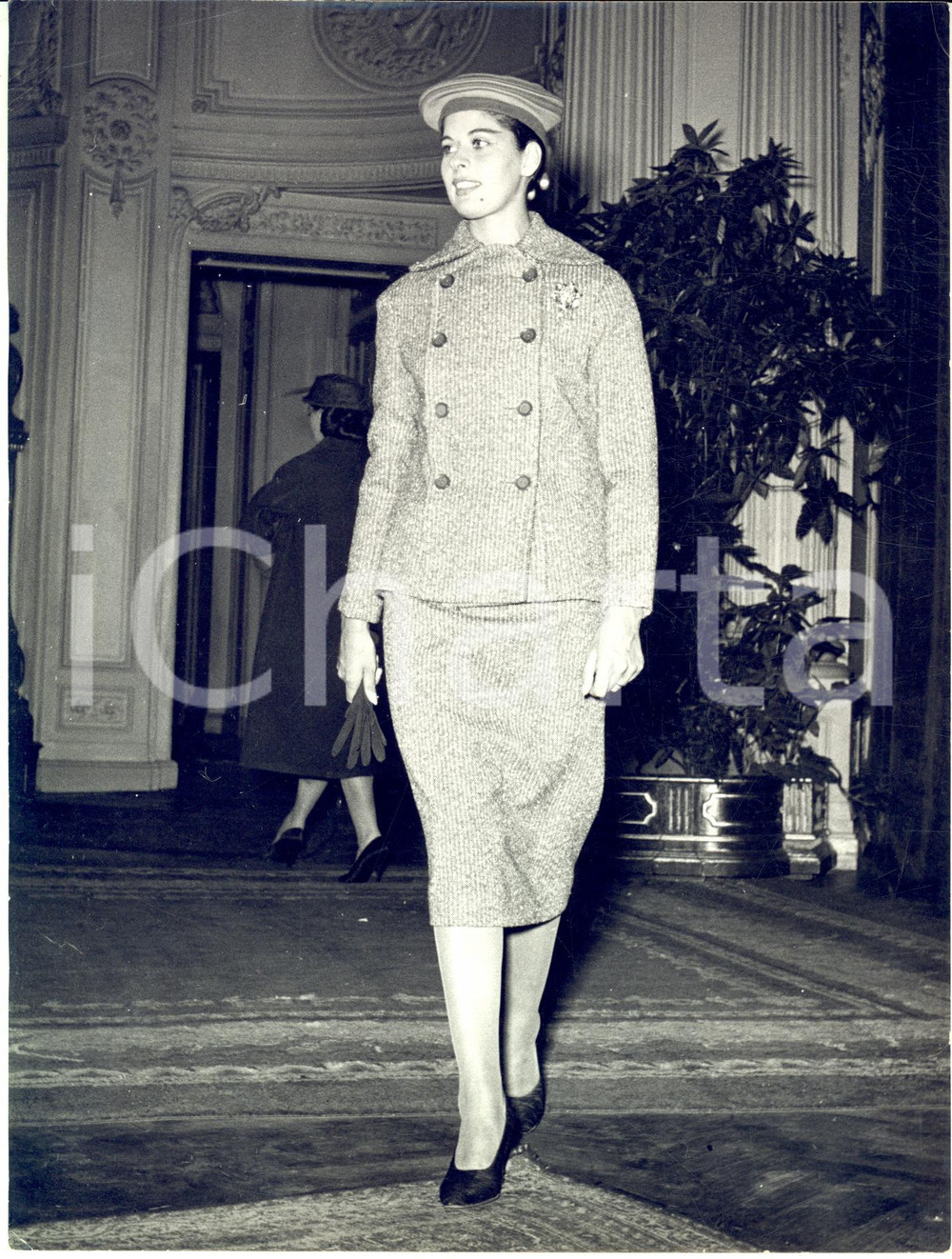 1955 ROMA Grand Hotel - Sfilata accessori di ALTA MODA - Foto 18x24 cm