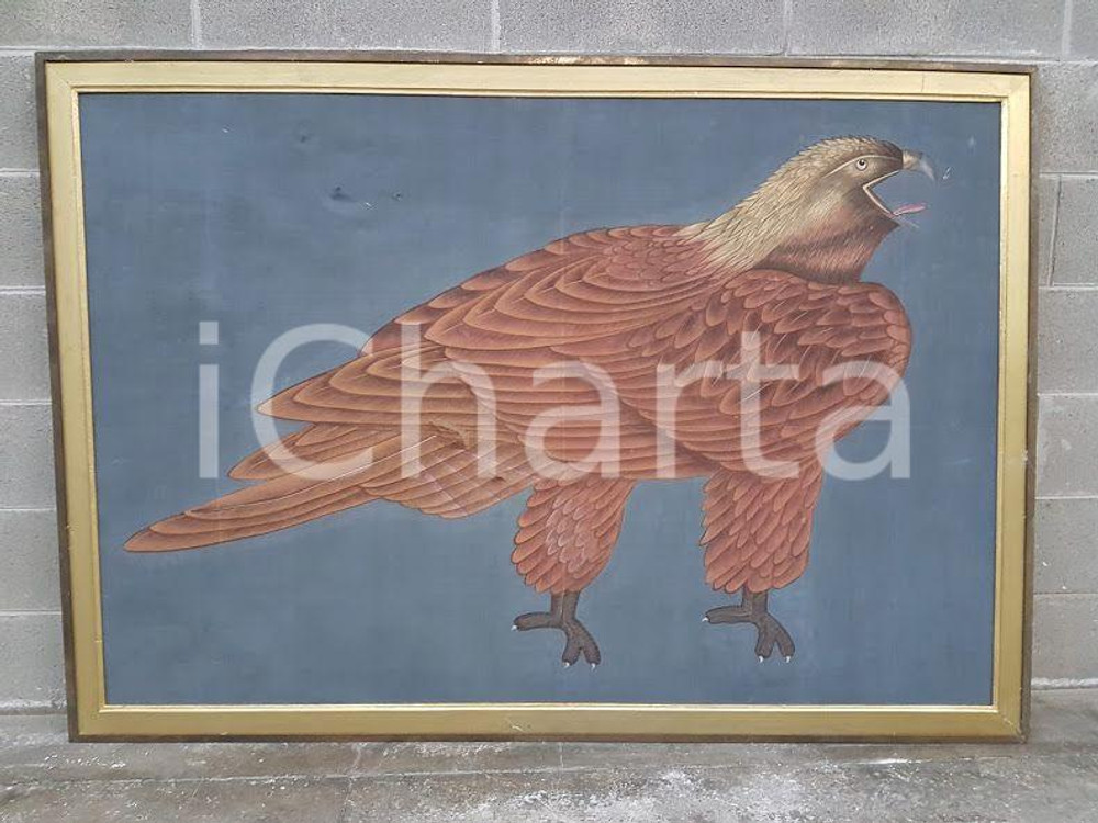 1970 CINA VINTAGE Aquila reale - quadro 171,5 x 119,8 cm