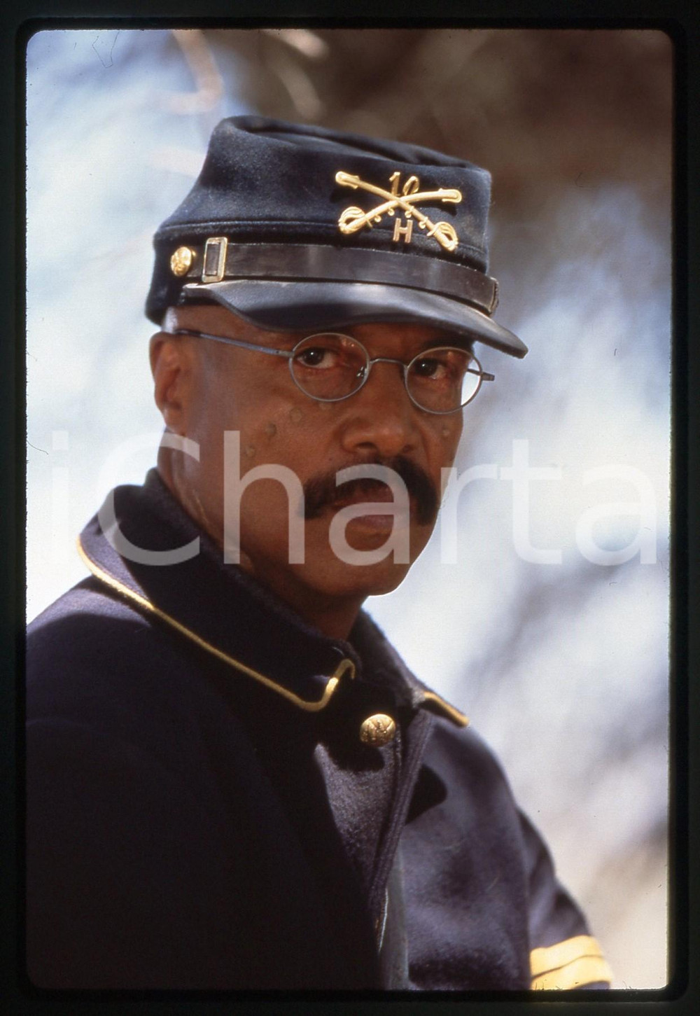 35mm vintage slide* 1997 BUFFALO SOLDIERS Michael WARREN Scena del film (1)