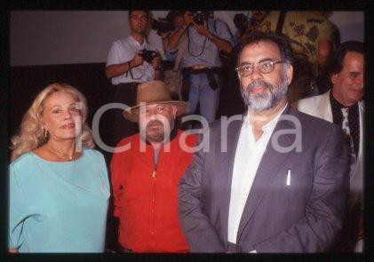 35mm vintage slide* 1992 ca VENICE Francis Ford COPPOLA & Paolo VILLAGGIO (17)