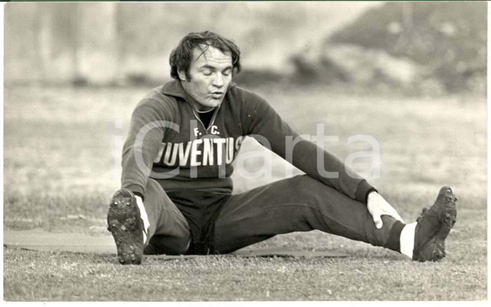 1975 ca CALCIO JUVENTUS José ALTAFINI in allenamento (1) - Foto 30x20 cm