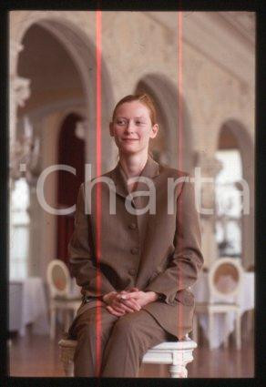 35mm vintage slide* 1992 VENICE Film Festival British actress Tilda SWINTON (64)