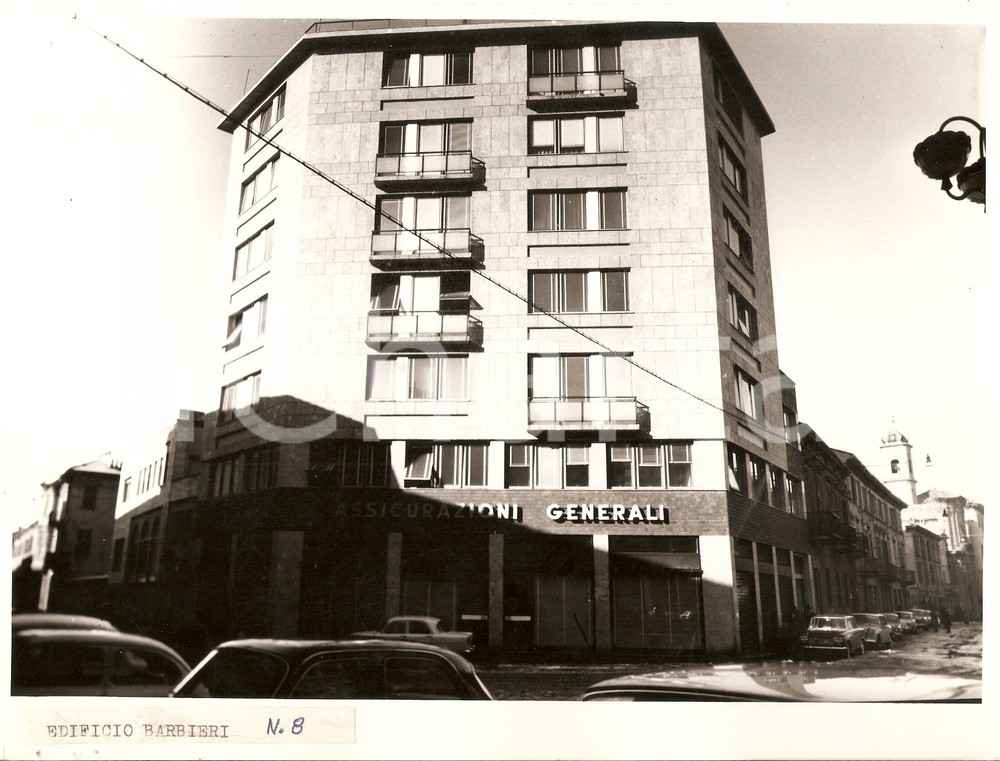 Fotografia d epoca originale 1975 ca VOGHERA PV Condominio Barbieri  Sede Assicurazioni GENERALI Foto 1