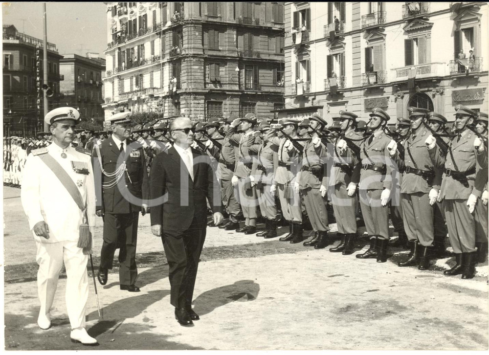 1960 NAPOLI Centenario di Giuseppe GARIBALDI - Giovanni GRONCHI alla parata
