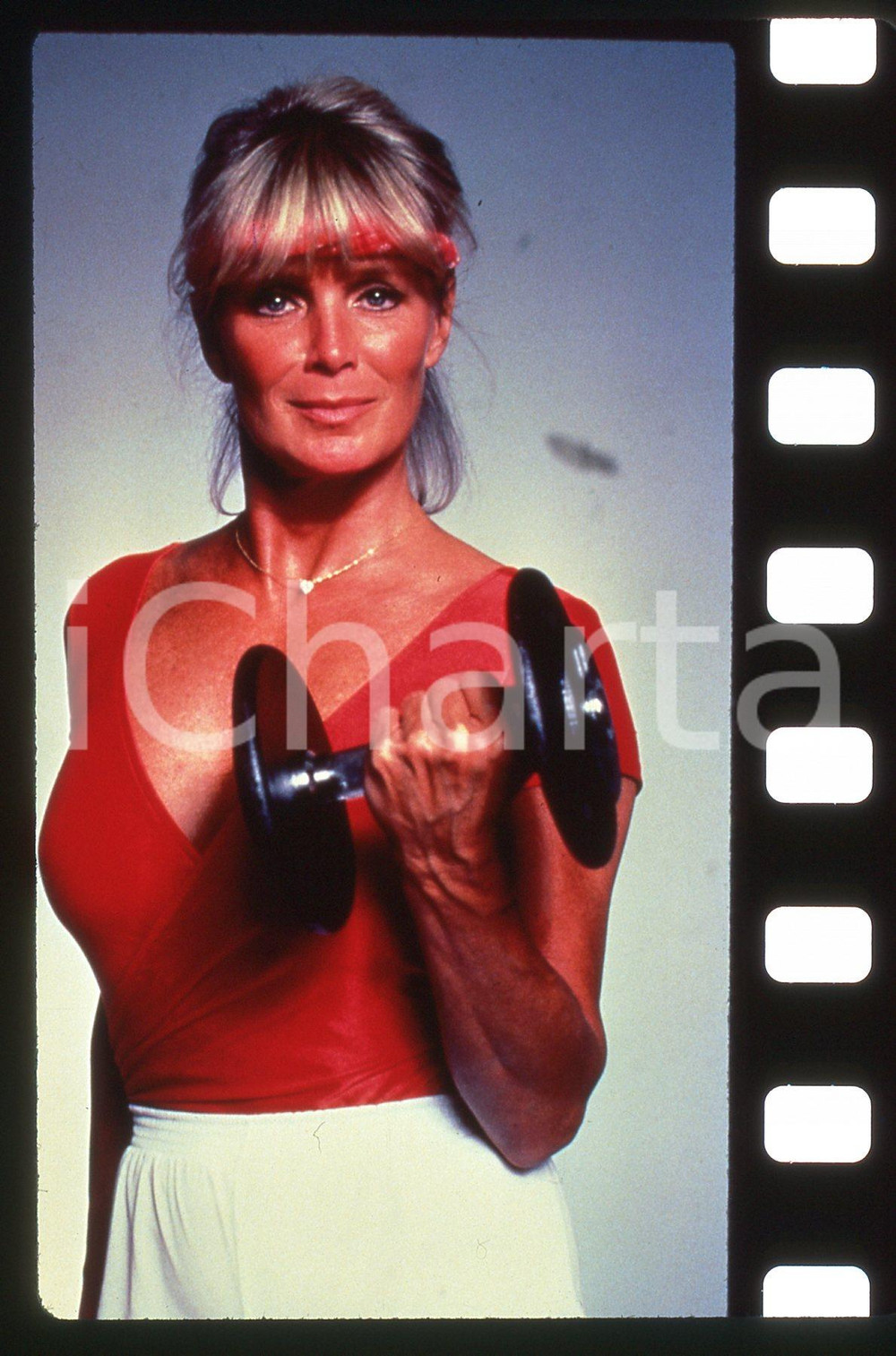 35mm vintage slide* 1985 ca COSTUME - Linda EVANS Ritratto dell'attrice (4)
