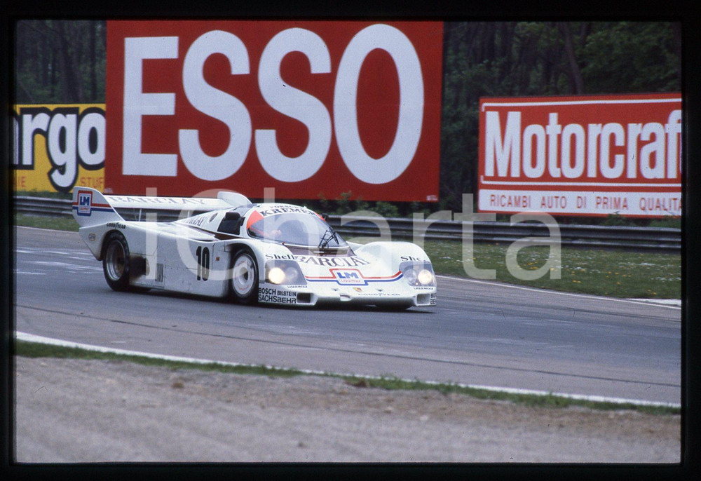 35mm vintage slide* 1985 1000 KM MONZA PORSCHE 962C Porsche Kremer Racing-Gara 2