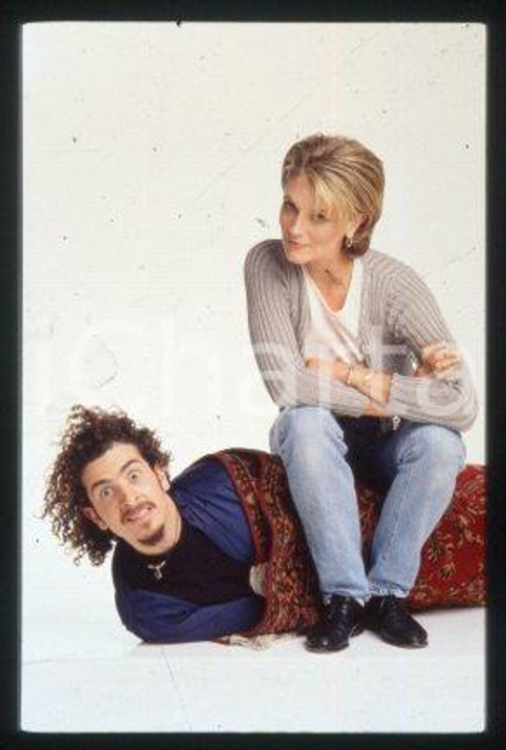 35mm vintage slide* 1997 CINEMA "YOU WISH" John ALES, Harley Jane KOZAK (2)