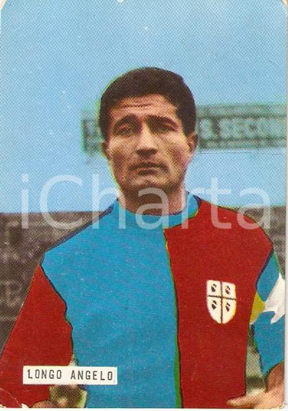 Oggetto da collezione cartaceo EDIZIONI FOTO CALCIO CALCIATORI 1965 - 1966 Figurina Angelo LONGO 43 CAGLIARI 1