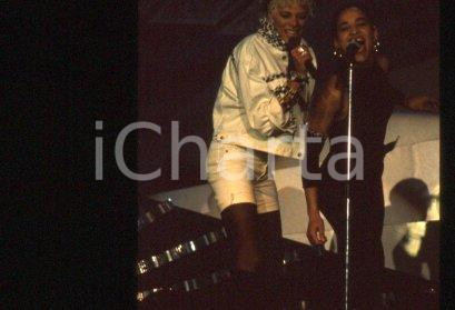 35mm vintage slide* 1989 SANREMO Pop Festival Pop singer YAZZ -Yasmin EVANS (14)